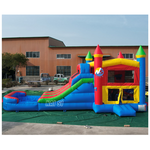 Combo de Castillo Inflable <span class=keywords><strong>con</strong></span> Tobogán Acuático y <span class=keywords><strong>Piscina</strong></span> Inflable, Castillo Inflable para Niños para Alquilar - Product Image 3