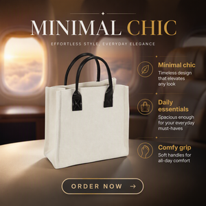 Bolso de Lona de Moda, Portátil, con Diseño de Panda, para Mujer, con Letras de Dibujos Animados, Jacquard, Casual, con Cierre de Cremallera - Product Image 4