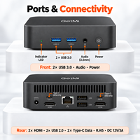 ODM Core I5 6200U 8 16GB 256 512GB 4K Dual HD-MI Display Type C Win 11/10 Mini PC Gaming Micro Desktop Komputer Kantor Kerja