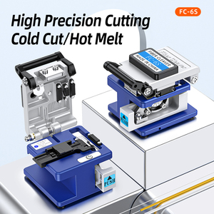ZOERAX FC-6S Cleaver serat optik 250μm dilapisi baja, alat pemotong pengupasan FTTH alat koneksi dingin peralatan serat - Product Image 5