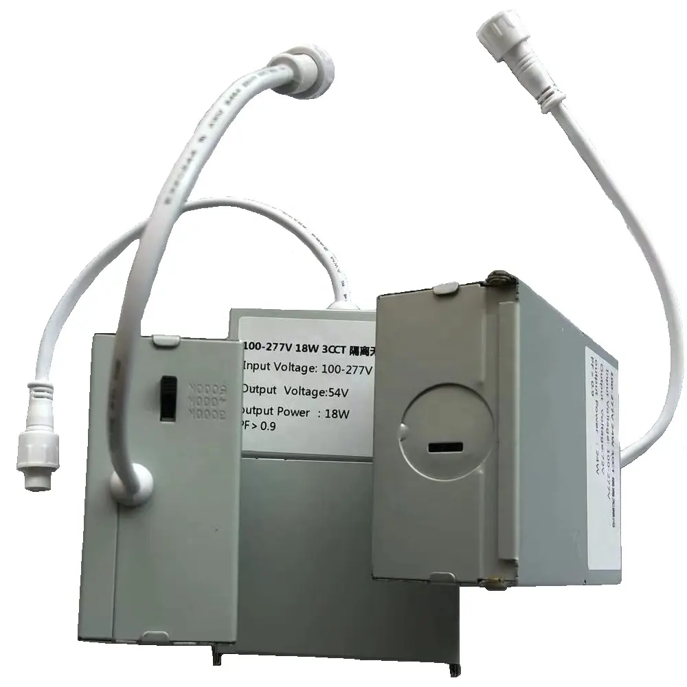100-277 в Северная Америка Тип 3 5 CCT Регулируемая распределительная коробка 277 В Коммерческая панель светильник потолочный светодиодный драйвер