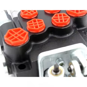 Válvulas hidráulicas comerciales de la serie OEM Hansen P40 Joystick manual Válvula direccional monobloque de 2 carretes 250 Bar para construcción - Product Image 4