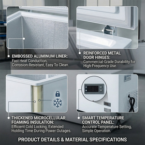 <span class=keywords><strong>Congélateur</strong></span> <span class=keywords><strong>coffre</strong></span> commercial à porte unique <span class=keywords><strong>pour</strong></span> la conservation de la viande en gros - Product Image 3