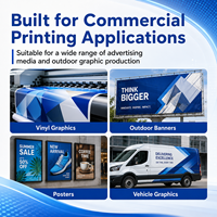 Tinta Eco Solvente para Impresión Digital CMYK de 1L para Vinilo para Ventanas, Adhesivo de Visión Unidireccional para Vidrio, Impresión Publicitaria para XP600 I3200