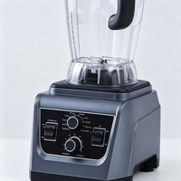 Mixeur Commercial Grande Capacité avec Bouton de Contrôle Réglable pour Broyer la Glace et Préparer des Smoothies aux Fruits, Idéal pour la Maison