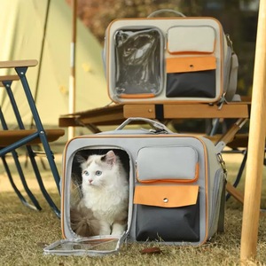 Nuevo diseño de la venta caliente de lujo personalizado perro gato portador de mascotas mochila bolsa gato bolsa de transporte de mascotas para viajar - Product Image 5