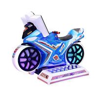 Jeu d'arcade de course de motos pour enfants, simulateur de conduite de moto à monnayeur, manège pour enfants