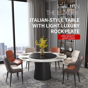 Tavolo moderno tavoli da pranzo con sedie moderno con tavolo da pranzo in marmo colore opzionale <span class=keywords><strong>Lazy</strong></span> hui - Product Image 5