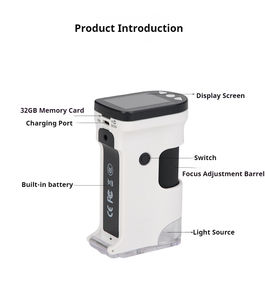 Kit scientifique éducatif pour étudiants et tout-petits WEIAI avec lumière LED et loupe, <span class=keywords><strong>microscope</strong></span> numérique portable miniature <span class=keywords><strong>800X</strong></span> pour les bactéries - Product Image 6