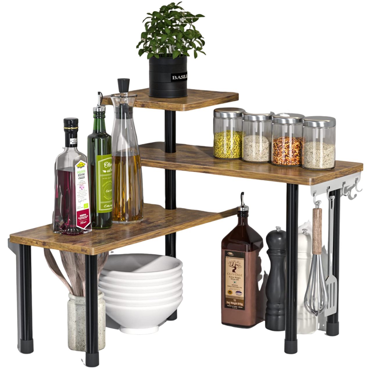 Heavy Duty Multi Function 3 tier spice rack Alibaba