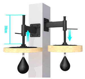 Pabrik grosir tas kecepatan disesuaikan <span class=keywords><strong>Platform</strong></span> 25mm 60mm 100mm tinju Gym kayu bambu untuk meninju & bola kecepatan - Product Image 5
