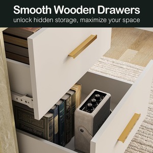 Moderno 71 \ "alto DIY diseño en forma de <span class=keywords><strong>L</strong></span> MDF librería deflector fábrica Reversible estante de exhibición independiente para sala de estar de madera