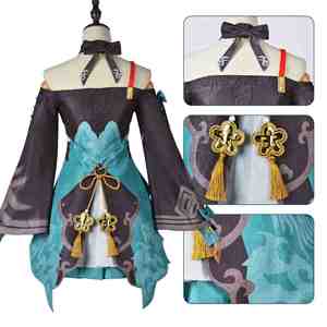 Disfraz de Cosplay de Qingque de Star Rail, Nuevo, para Anime, Comic Con, Cosplay, Fiestas - Product Image 5
