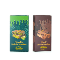 Caja de Cartón Plegable Ecológica de Primera Calidad, Impresa a Medida, de Grado Alimenticio, para Envasado de Chocolate y Postres