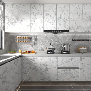 Papel Tapiz Autoadhesivo Impermeable con Patrón de Mármol de Alta Calidad - <span class=keywords><strong>Resistente</strong></span> al <span class=keywords><strong>Calor</strong></span> y al Aceite - Product Image 3