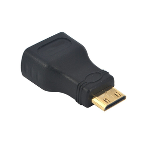 Placcato oro Nero <span class=keywords><strong>Mini</strong></span> <span class=keywords><strong>HDMI</strong></span> Maschio a <span class=keywords><strong>HDMI</strong></span> Femmina Adattatore Convertitore - Product Image 3