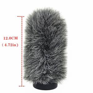 Filtre anti-pop pour microphone à condensateur Dead Cat Furry Windshield Muff pour <span class=keywords><strong>Mke600</strong></span> Ecm673674, filtre anti-pop pour microphone Sony ECM-XM1 ECM-NV1 - Product Image 3