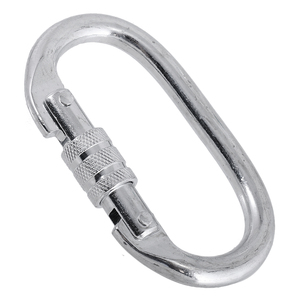 BT-2441 ağır 25kn kaldırma kendinden kilitleme karabina büyük boy kilit Oval Metal baskı klip karabina - Product Image 4