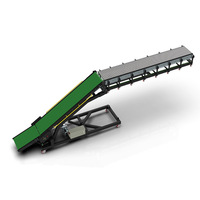 Convoyeur mobile de chargement et de déchargement de conteneurs de 20/40 pieds, hydraulique, électrique, robuste, personnalisé, pour ligne de production de camions