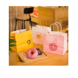 Bolsa de papel Kraft personalizada de alta calidad, respetuosa con el medio ambiente, CMYK/Pantone, materiales reciclados, logotipo artesanal para alimentos, papel artístico para embalaje - Product Image 3