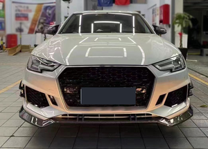 Kit carrosserie pour <span class=keywords><strong>Audi</strong></span> A4 <span class=keywords><strong>S4</strong></span> B9 2017 2018 2019 <span class=keywords><strong>2020</strong></span>, style RS4, pare-chocs avant et arrière avec calandre et diffuseur - Product Image 5