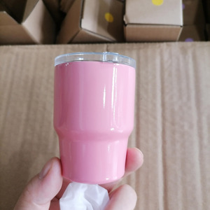 Mini Vaso Térmico de Acero Inoxidable de 2oz, 3oz, 4oz, 6oz con Base Pesada, Vaso para Espresso con Pajita, Taza Demitasse, Diseño Atractivo, para Viajes - Product Image 3