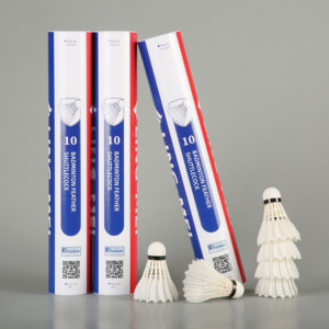 Bon marché, volant de <span class=keywords><strong>badminton</strong></span> Lingmei 10 en plumes d'oie pour l'entraînement au <span class=keywords><strong>badminton</strong></span> - Product Image 2