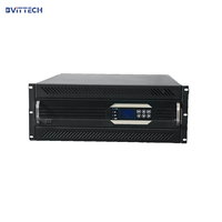 Convertisseur de télécommunications BVITTECH BVT110/220-8KVAR 6,4 kW 110/220 VDC 220 VAC 4U à montage en rack monophasé industriel à onde sinusoïdale pure