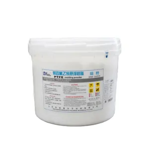 مسحوق ناعم من PTFE أبيض نقي 100%، راتنج من ألياف PTFE