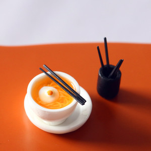 Dollhouse Miniature Japanese Ramen <strong>Set</strong> Accessories Miniature Toy Model ob11 Matching Decorations - Product Image 2
