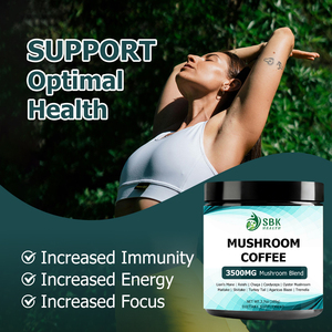 Hot Mushroom Coffee Powder Support Custom Reishi Mushroom Supplement Extract and Mineral Elements Powder Coffee - Product Image 6