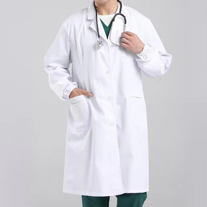 Blouse médicale en coton-polyester de haute qualité, infroissable, douce et durable, vente en gros pour toutes les professions, pour les professionnels du spa et de la beauté - Product Image 1