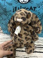 Jellycat Royaume-Uni 2026 Nouvelle Peluche Lapin en Fourrure 31cm Super Douce Rembourrée Coton PP Doublure en Maille Poupée Confortable avec Étiquettes Complètes