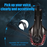 Casque de jeu surround USB avec micro, casque audio anti-bruit pour jeux