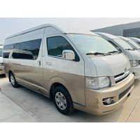 Autobús Coaster Hiace Usado del Año 2015, Autobús de 13 Plazas de Segunda Mano, Minibús Coaster Hiace con Buen Precio en Venta