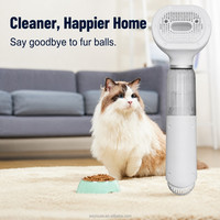 Aspirateur pour toilettage de chats et chiens à faible bruit, moteur silencieux pour garder les animaux calmes, convient aux petites et grandes races, prend en charge l'emballage personnalisé