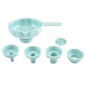Juego de 7 Embudos de Polipropileno de Grado Alimenticio QiXin para Transferencia de Aceite/<span class=keywords><strong>Vino</strong></span>/Líquidos, Llenado de Polvo, Libre de BPA, Logotipo Personalizable, Fábrica China - Product Image 1