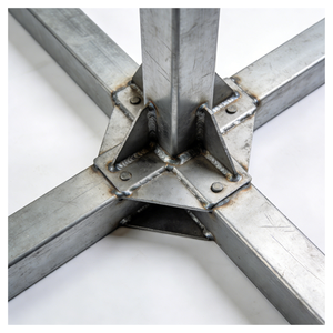 Placas de Refuerzo y Placas Extremos de Acero Estructural Laminado en Caliente, Soldadas por Arco, Hechas en Vietnam, para Conexiones de Edificios de Almacenes - Product Image 1