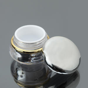 Lussuoso Vasetto in Acrilico da 15g con Tappo Dorato Elegante per Prodotti in Crema - Product Image 2