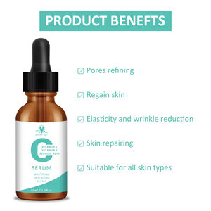 निजी लेबल फेरुलिक एसिड विटामिन सी विटामिन सी सीरम मॉइस्चराइजिंग मरम्मत की मरम्मत शुष्क त्वचा के लिए एंटी-एजिंग सफेदी - Product Image 2