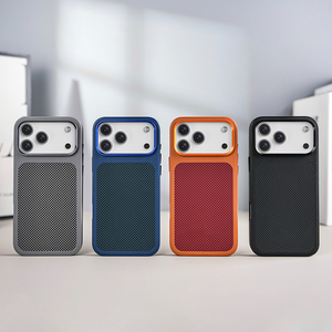 Étuis de téléphone en cuir à carreaux L159 pour Samsung S24 S25 Ultra, coque de protection mobile pour iPhone 17 16 15 14 Pro Max Air - Product Image 2