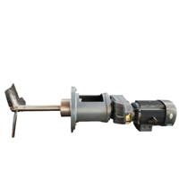 Agitateur industriel à entrée latérale en acier inoxydable, haute efficacité, sur mesure, pour réservoirs, avec roulement et boîte de vitesses