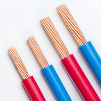 Cable Eléctrico de Cobre BV/BVR de 1.5/2.5mm2, Cable de PVC Resistente al Fuego para Uso Residencial