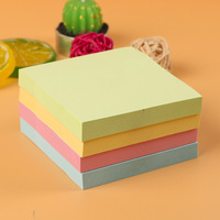 Bloc de notas 3D colorido para oficina escolar de 3x3 pulgadas al por mayor forma bonita creativa publicada Sticky It Note 100 hojas