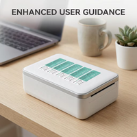 Etiquetas Personalizadas para Impresora Térmica MEMOBIRD, 1200DPI, Alta Definición, Papel Sintético Verde y Blanco, Resistente al Agua, Adhesivo para Uso Cosmético