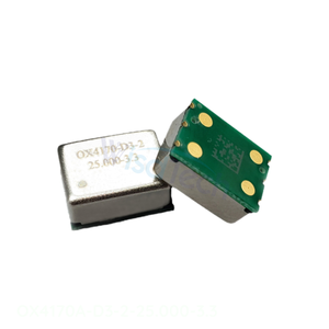 OX4170A-D3-<span class=keywords><strong>2</strong></span>-25.000-3.3ออสซิลเลเตอร์ Xtal OSC ocxo 25MHz 3.3V SMD 4-SMD ไม่มีตะกั่ว - Product Image 1