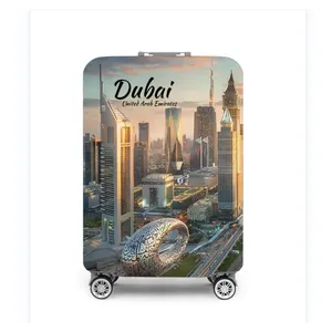 High Elasticity Travel Luggage Suitcase Protective Cover Fit 18-32 Inch Luggage Washable Custom Luggage Cover