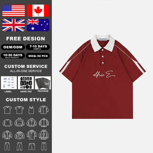 เสื้อเชิ้ตแขนยาวทรงโอเวอร์ไซส์คุณภาพสูงสำหรับผู้ชาย ยี่ห้อ KingSen คอตั้ง ลายตัวอักษร ปักโลโก้ 3 มิติ สไตล์ฮิปฮอป แห้งเร็ว - Product Image 2