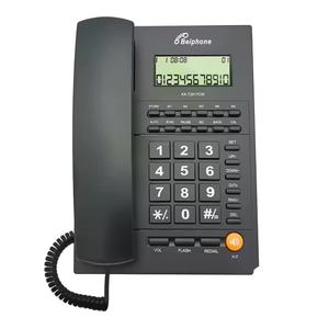 Téléphone Filaire de Bureau ou Domestique avec Haut-Parleur et Identification de l'Appelant, Poste Téléphonique <span class=keywords><strong>Simple</strong></span>, Robuste et Économique pour Chambres d'Hôtel - Product Image 3