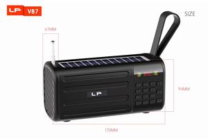 Trung Quốc Nhà máy năng lượng mặt trời loa LP-V87 8 Wát không dây mini loa 1200mAh giá rẻ giá BT Loa - Product Image 5